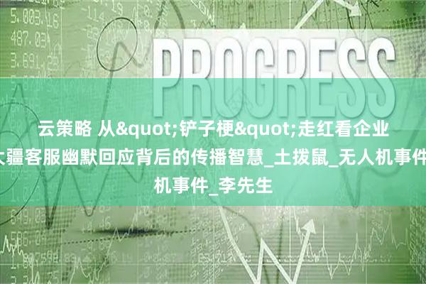 云策略 从"铲子梗"走红看企业公关：大疆客服幽默回应背后的传播智慧_土拨鼠_无人机事件_李先生